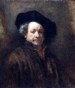 Rembrandt, Self portrait